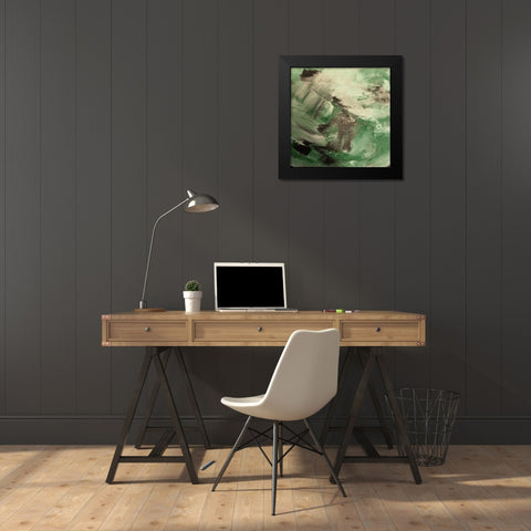 Butter Cream 2 Black Modern Wood Framed Art Print by Phillip, Jamie