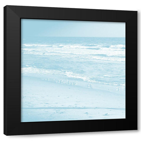Mello Ocean Black Modern Wood Framed Art Print by Phillip, Jamie