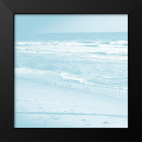 Mello Ocean Black Modern Wood Framed Art Print by Phillip, Jamie