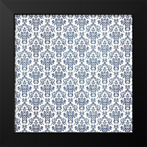 Victorian Indigo Black Modern Wood Framed Art Print by Phillip, Jamie