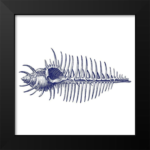 Coral 4 Black Modern Wood Framed Art Print by Phillip, Jamie