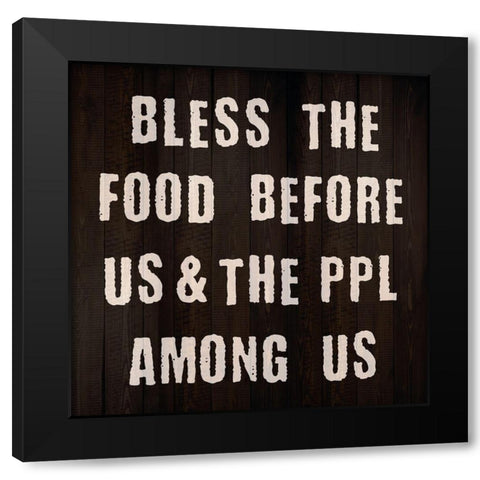 Kitchen Rule 2 Black Modern Wood Framed Art Print by Phillip, Jamie