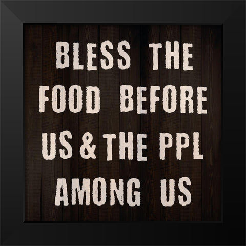 Kitchen Rule 2 Black Modern Wood Framed Art Print by Phillip, Jamie