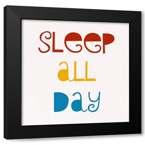 Dance All Night Black Modern Wood Framed Art Print with Double Matting by Phillip, Jamie