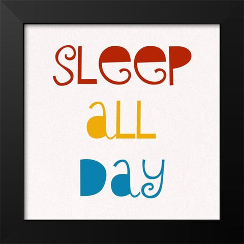 Dance All Night Black Modern Wood Framed Art Print by Phillip, Jamie