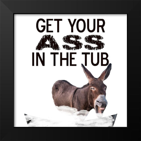 Shower  Black Modern Wood Framed Art Print by Phillip, Jamie