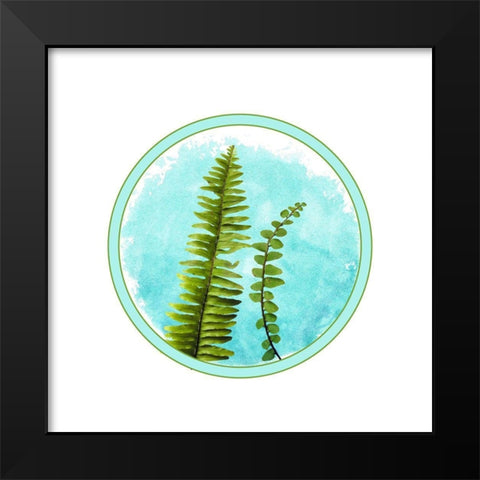 Fern Black Modern Wood Framed Art Print by Phillip, Jamie