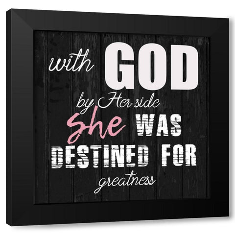 Success 3 Black Modern Wood Framed Art Print with Double Matting by Phillip, Jamie