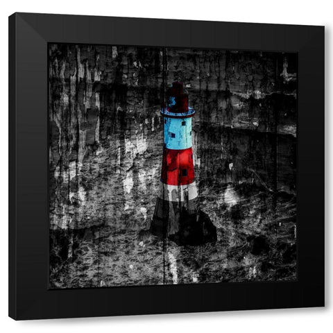 Light house Black Modern Wood Framed Art Print by Phillip, Jamie