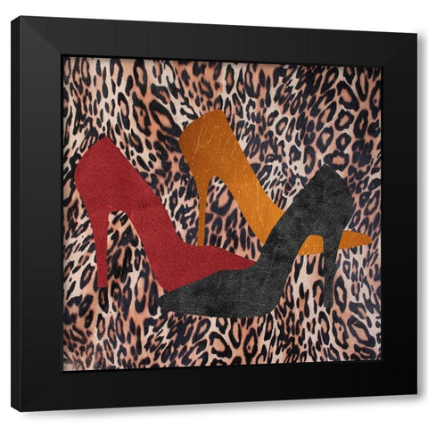 My Shoes 2 Black Modern Wood Framed Art Print by Phillip, Jamie