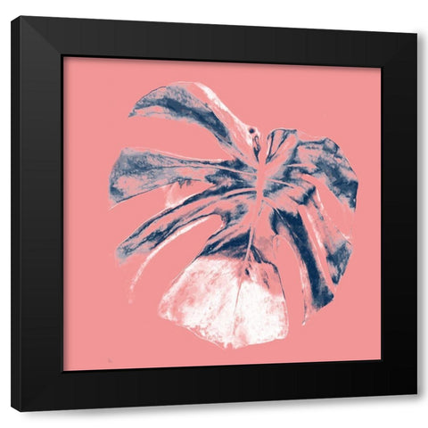 Tropic Leaf 4 Black Modern Wood Framed Art Print by Phillip, Jamie