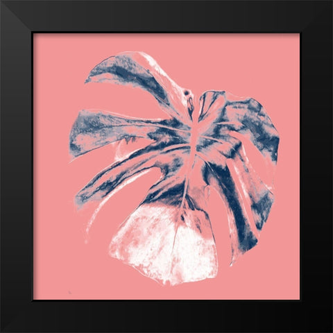 Tropic Leaf 4 Black Modern Wood Framed Art Print by Phillip, Jamie