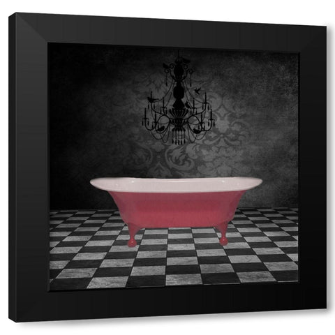 In The Tub 2 Black Modern Wood Framed Art Print with Double Matting by Phillip, Jamie
