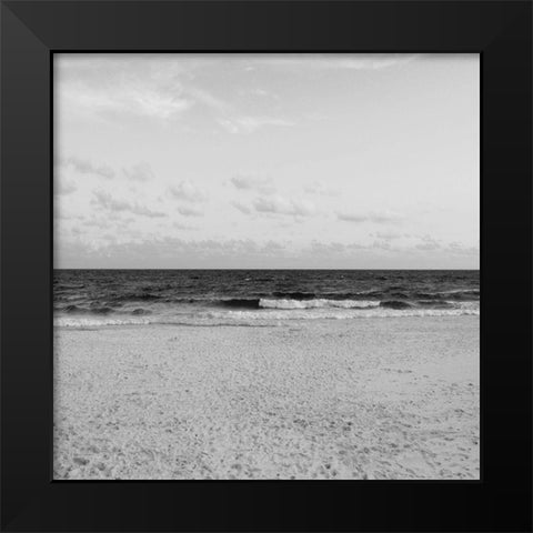 Beach Life Black Modern Wood Framed Art Print by Phillip, Jamie