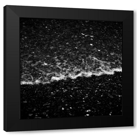 Black Black Modern Wood Framed Art Print with Double Matting by Phillip, Jamie