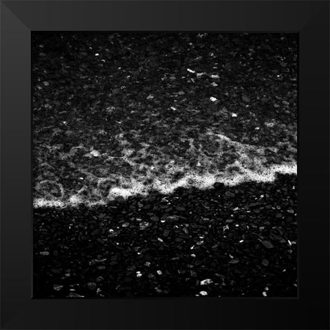 Black Black Modern Wood Framed Art Print by Phillip, Jamie