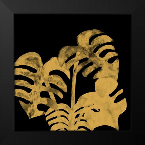 Fern Black Modern Wood Framed Art Print by Phillip, Jamie