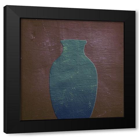 Blue Clay 2 Black Modern Wood Framed Art Print by Phillip, Jamie