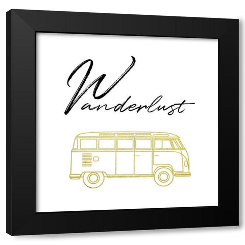 Wanderlust 3 Black Modern Wood Framed Art Print with Double Matting by Phillip, Jamie