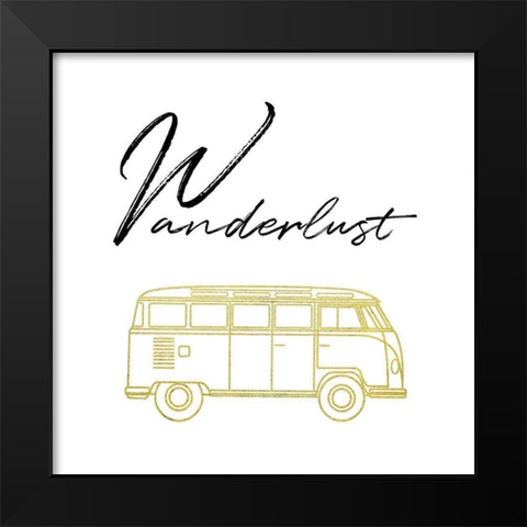 Wanderlust 3 Black Modern Wood Framed Art Print by Phillip, Jamie