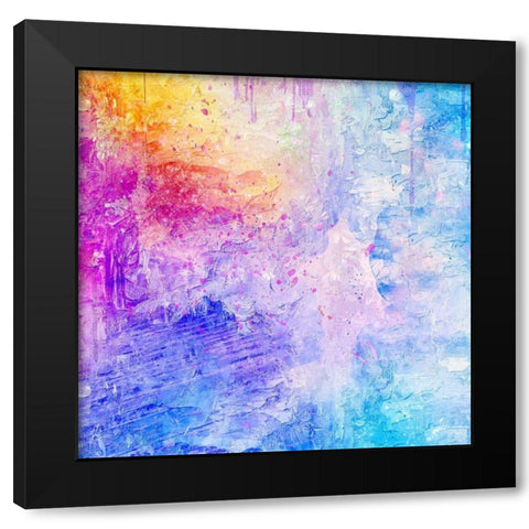 Aromatic Abstract Black Modern Wood Framed Art Print with Double Matting by Phillip, Jamie