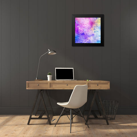 Aromatic Abstract 2 Black Modern Wood Framed Art Print by Phillip, Jamie