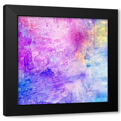 Aromatic Abstract 2 Black Modern Wood Framed Art Print by Phillip, Jamie