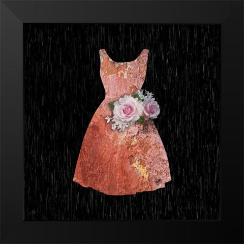 Fashion Week Black Modern Wood Framed Art Print by Phillip, Jamie