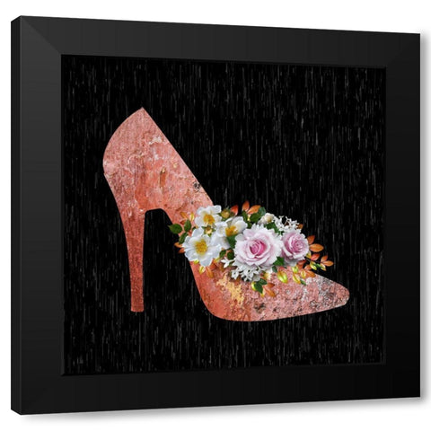 Fashion Week 3 Black Modern Wood Framed Art Print by Phillip, Jamie