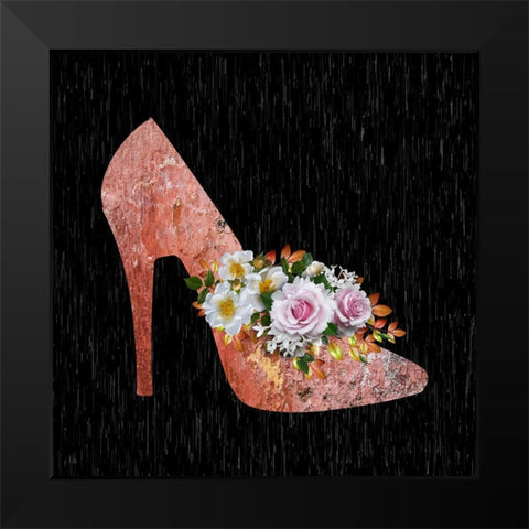 Fashion Week 3 Black Modern Wood Framed Art Print by Phillip, Jamie