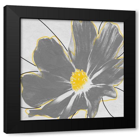 Ambrose Flower 2 Black Modern Wood Framed Art Print by Phillip, Jamie