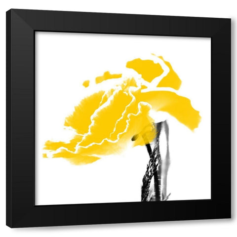 Plant Bloom Black Modern Wood Framed Art Print with Double Matting by Phillip, Jamie