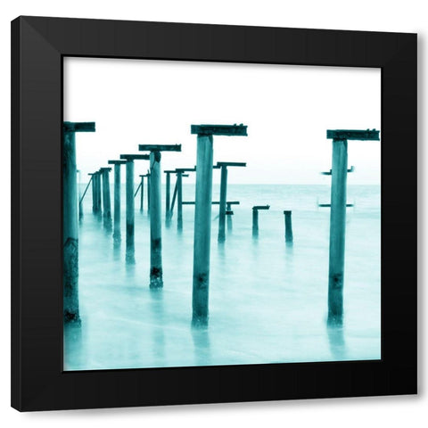 Bay Wood 2 Black Modern Wood Framed Art Print by Phillip, Jamie