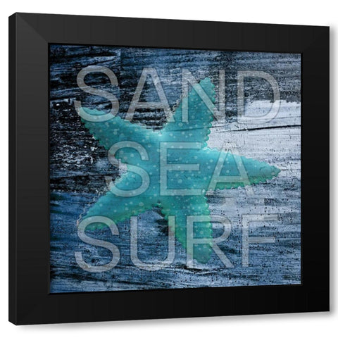 Atlantic Ocean Black Modern Wood Framed Art Print by Phillip, Jamie