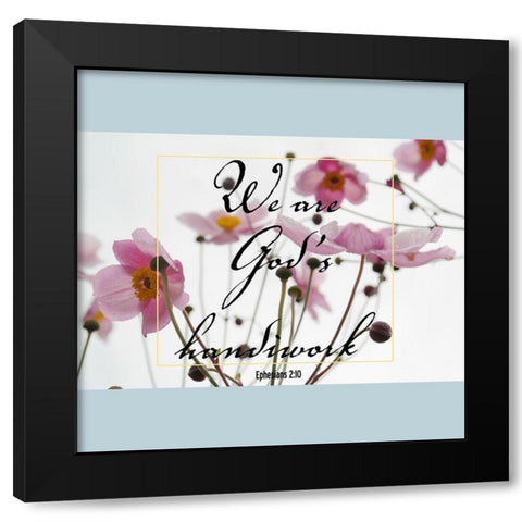 Handiwork Black Modern Wood Framed Art Print with Double Matting by Phillip, Jamie