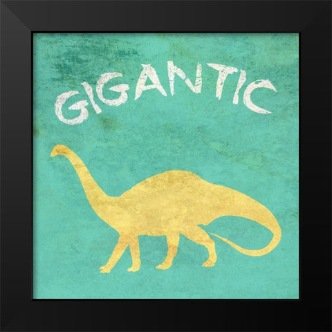 Gigantic Black Modern Wood Framed Art Print by Phillip, Jamie