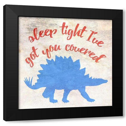 Night Watchman Black Modern Wood Framed Art Print with Double Matting by Phillip, Jamie