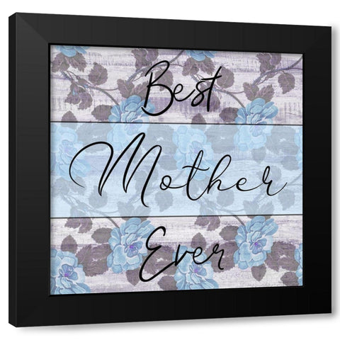 Mother Black Modern Wood Framed Art Print by Phillip, Jamie