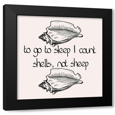 Black Ink Coastal 2 Black Modern Wood Framed Art Print by Phillip, Jamie