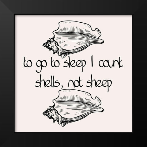 Black Ink Coastal 2 Black Modern Wood Framed Art Print by Phillip, Jamie