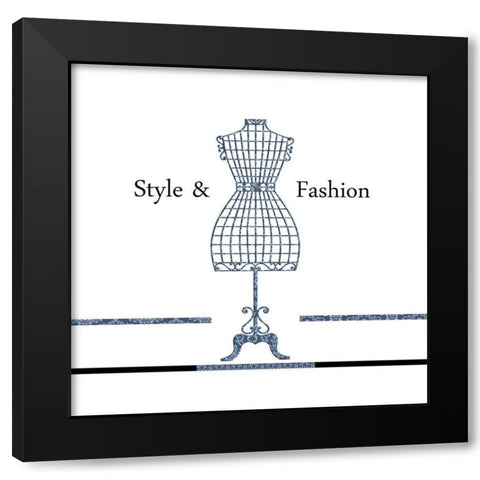 Tailor 2 Black Modern Wood Framed Art Print with Double Matting by Phillip, Jamie