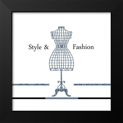 Tailor 2 Black Modern Wood Framed Art Print by Phillip, Jamie