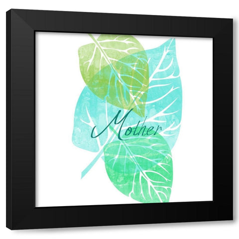 Mother Black Modern Wood Framed Art Print by Phillip, Jamie