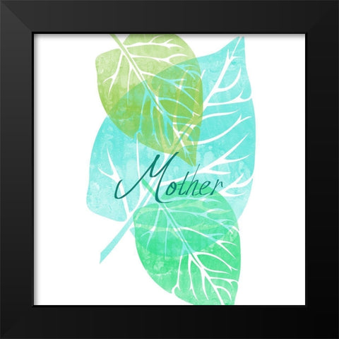 Mother Black Modern Wood Framed Art Print by Phillip, Jamie