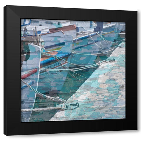 By The Sea 1 Black Modern Wood Framed Art Print by Phillip, Jamie