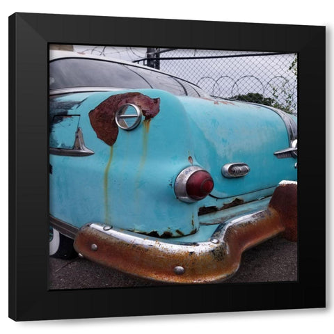 Vintage Car 2 Black Modern Wood Framed Art Print by Phillip, Jamie