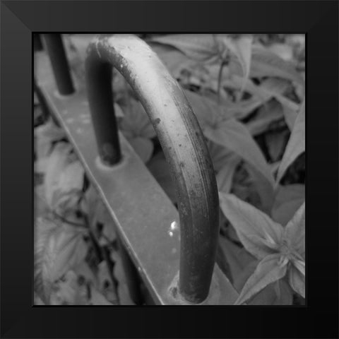 Brass Black Modern Wood Framed Art Print by Phillip, Jamie