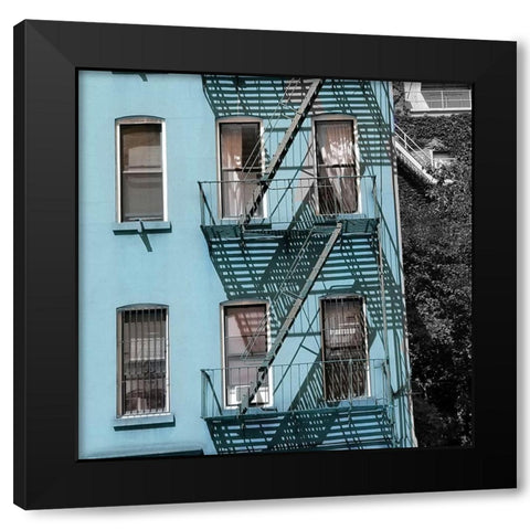Standing Black Modern Wood Framed Art Print with Double Matting by Phillip, Jamie