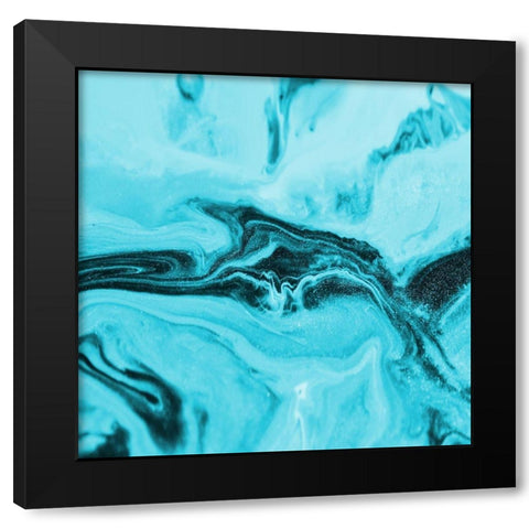 Smoky Mist Black Modern Wood Framed Art Print by Phillip, Jamie