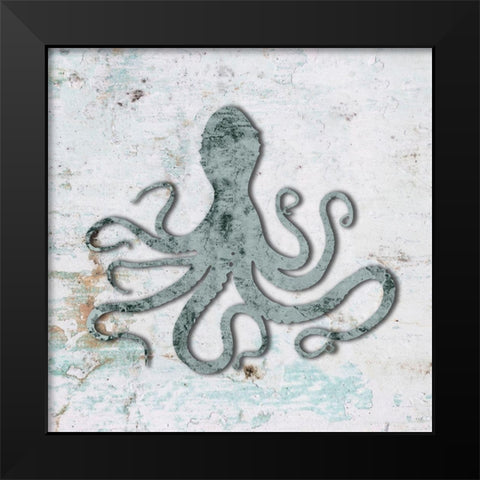 Octo Black Modern Wood Framed Art Print by Phillip, Jamie